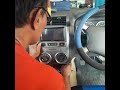 Pasang head unit tv mobil sansui di avanza