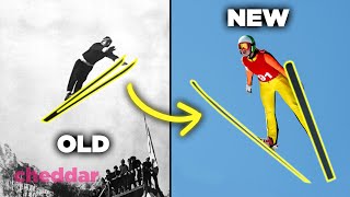 How Ski Jumpers Keep Flying Farther - Cheddar Explains
