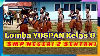 🔵 Lomba Yospan Kelas 8 SMP Negeri 2 Sentani dalam rangka memperingati HUT sekolah#yospan