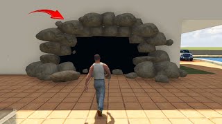 Franklin Found Secret Tunnel Outside His House In Indian Bike Driving 3D