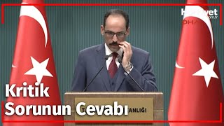 İbrahim Kalın, Şam Rejimi İle İlgili Soruyu Cevapladı