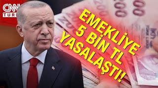 Cumhurbaşkanı Erdoğan duyurmuştu! Emekliye 5 Bin TL İkramiye Yasalaştı | Haber