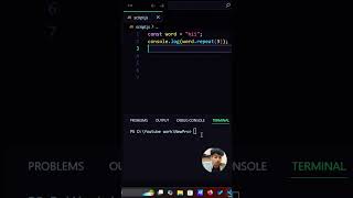 Repeat string #shorts #javascript #javascripttutorial #trendingshorts