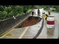 ฝนถล่มพัทยา ชุมพร ถนนทรุดเป็นหลุมใหญ่ รถหวิดตก