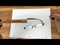 how to fix a broken glasses frame hinge