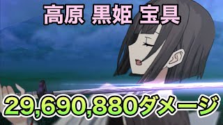 【FGO】黒姫の宝具で2969万880ダメージ