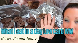 Reeses Peanut Butter Cup Dupe Low Carb | What I eat in a day