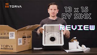 TORVA 13'' x 15'' Bar Prep RV Sink Review from Tiny Home Tours