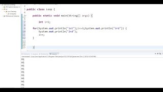 For Loop Statement in Java and Usage in Selenium Webdriver