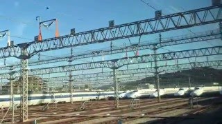 新幹線車両基地 博多総合車両所 車内から博多南駅到着まで