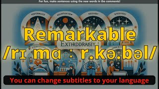 Remarkable meaning with 5 examples