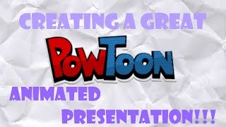 HowTo | Creating a Great Animated Presentation with PowToon Online for Free!