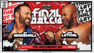 QT Marshall vs. Jay Lethal at #ROHFinalBattle! | #ROH TV 12/12/24