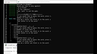 Hangman Game In C++ With Source Code | Source Code & Projects