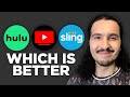 Hulu TV vs YouTube TV vs Sling TV: Which is Better? (2024)