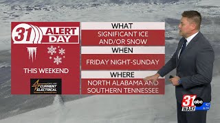 Major winter storm expected for north Alabama this weekend