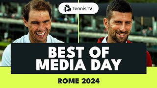 Nadal & Djokovic On Return To Rome; Rublev On Madrid Triumph | Best of Rome 2024 Media Day