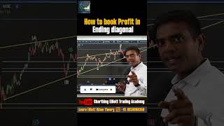 How to Book Profit in Ending Diagonal | Elliott Wave Strategy | #chartkingshorts #elliottwave