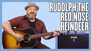 Rudolph the Red-Nosed Reindeer Guitar Lesson + Tutorial