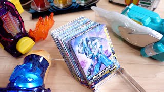 排出がバグってるwww リリリミックス4弾 6000円使って排出レビュー！オーズ50th版・ファイズ3ライダー・仮面ライダー滅亡迅雷・セイバー十剣士など凄いラインナップ！！ガンバライジング