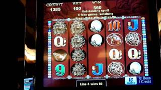 50 Dragons Slot Machine Bonus Win (queenslots)