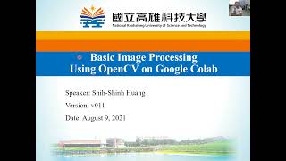 quarter Py: Basic Digital Image Processing Using OpenCV on Google Colab