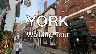 Unlocking York: From Medieval Walls to Modern Secrets | Full City Walk 4K 2024