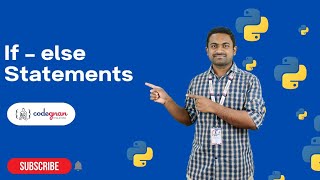 If - else statement in Python | Python Tutorials - 2022 | Codegnan