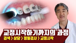 치아교정시작하기까지의 과정(검색/상담/정밀검사/교정시작)을 알기쉽게 설명!