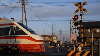 東武伊勢崎線　第423号踏切道