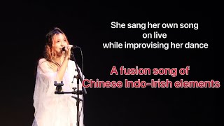 A Chinese composer showed her experience by creating a song in Ireland