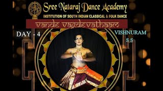 Vande Vagdevathaam | Bharathanatyam | Vishnuram SS | Sree Nataraj Dance Academy