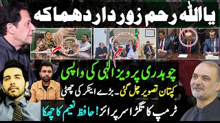 Islamabad Breakthrough Ch Pervaiz Elahi | Kaaptan Surprise| Another TV Anchor Affair|President Trump