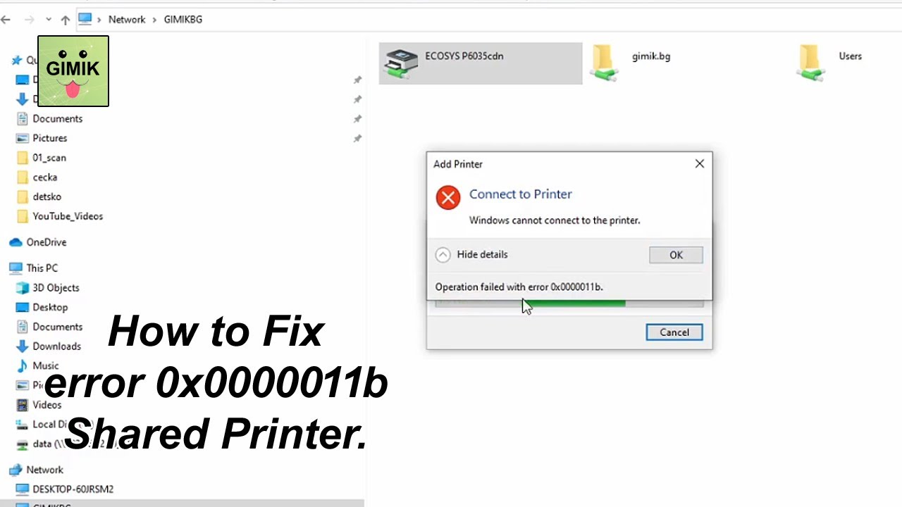 Fix Printer Error 0x0000011b - Issue Accessing Shared Printer ...