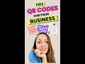 How to Create Custom QR Codes for Free (QR Code For Business)