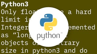Integer overflow in Python3