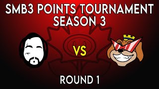 ScarfaceNico vs Dom | Season 3 SMB3 Points Tournament Round 1