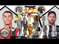 LIONEL MESSI VS CRISTIANO RONALDO all trophies and awards Comparison