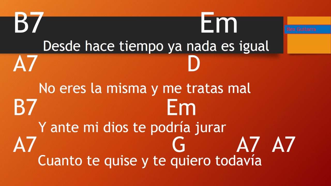 Adios Mi Amor Acordes De Guitarra Acordes De Guitarra Para Chachachá