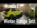 Winter Range Test | Honda E