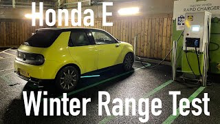 Winter Range Test | Honda E