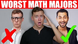 The WORST math degrees!