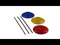 spinning plates set with sticks