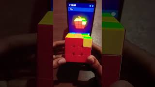 The last step of Rubik's cube solving with app❗😱 #viral #youtubeshorts #shorts 😊😊