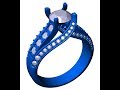 Jewelry Design By Rhinoceros 3D And Blender 3D - Ready 3D File In STL Format For Printing .