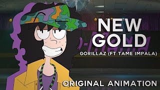 NEW GOLD - gorillaz ft tame impala (mike wheeler || original animation)