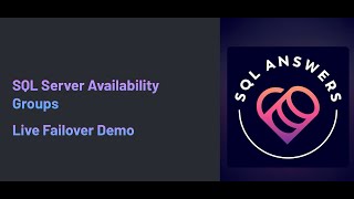 Live Failover Demo: SQL Server Availability Group