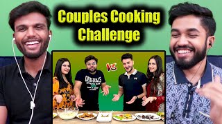 Reacting to COUPLES COOKING CHALLENGE