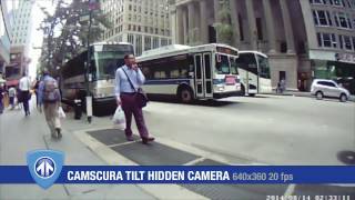 Actual Footage Camscura Tilt Hidden Camera