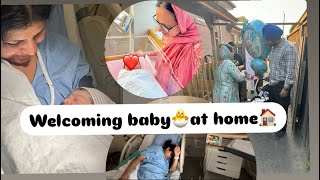 Finally! Welcoming BABY to HOME🥰||new baby 👶welcome vlog🏠🐣